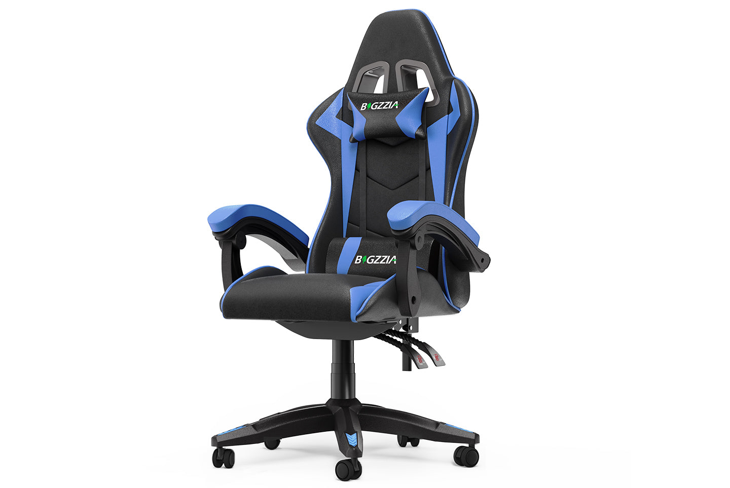Sedia da Gaming, Sedia Ufficio Ergonomica con Schienale Regolabile, Poggiatesta e Supporto Lombare