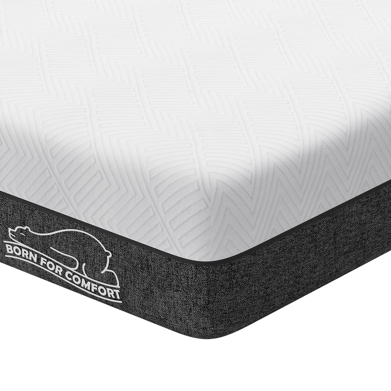 Materasso in Memory Foam, Tessuto Morbido, Materasso Delicato sulla Pelle, Rivestimento Traspirante, 2 Strati per un Maggiore Supporto