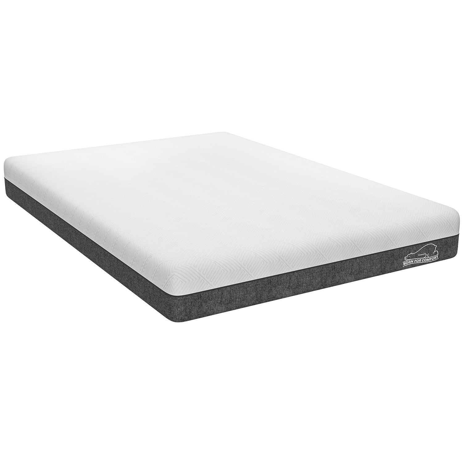 Materasso in Memory Foam, Tessuto Morbido, Materasso Delicato sulla Pelle, Rivestimento Traspirante, 2 Strati per un Maggiore Supporto