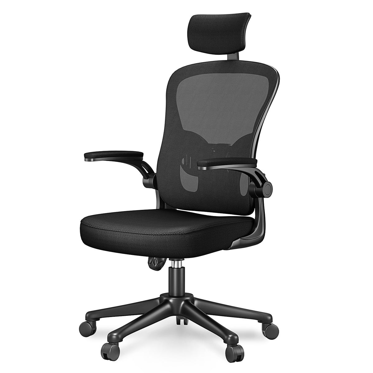 Sedia da Ufficio, Sedia Ufficio Ergonomica con Braccioli Regolabili in ...